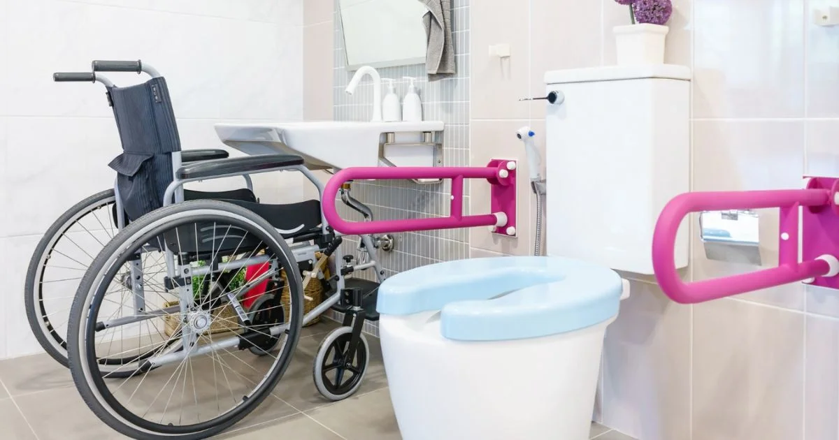 Support toilets and showers